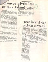 Chronicle Herald: Surveyor given lots in Oak Island case