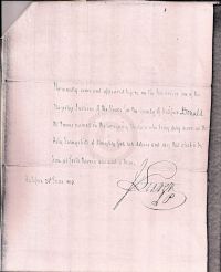 Land grant on Oak Island to Donald McInnes in 1810 p3