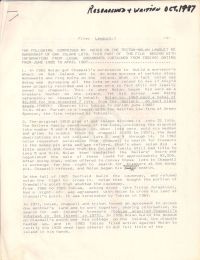 Notes on lawsuit between Fred Nolan and Triton Company (17 pages)