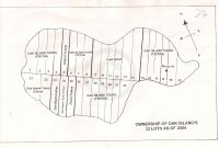 Ownership of Oak Island's 32 lots as of 2004