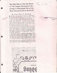 The Only Man to Visit the Haven of the 17th Century Buccaneers Is Returning to Photograph One of the Most Amazing Scenes in the World