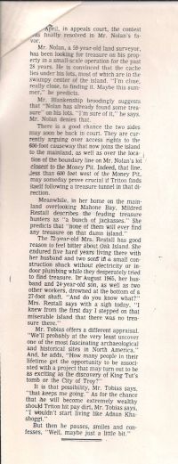 Treasure Hunt: Adventurers Still Try To Get to the Bottom Of Fabled Money Pit p3