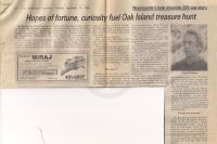 Westmount Examiner: Hopes of fortune, curiosity fuel Oak Island treasure hunt p1, part 1