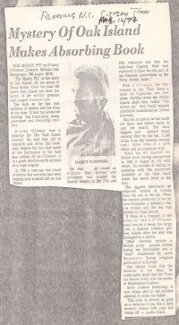 Citizen Times: Mystery Of Oak Island Makes Absorbing Book