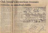 Sunday Star: Oak Island's mysterious treasure remains an unsolved riddle, part 1