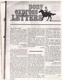 Pony Express Letters: Oak Island Update (Treasure magazine included)
