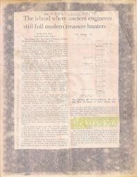 Salt Lake Tribune: The island where ancient engineers still foil modern treasure hunters