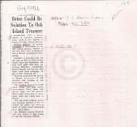 Chronicle Herald: Brine Could Be Solution To Oak Island Treasure