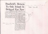 Halifax Chronicle Herald: Dunfield's Return To Oak Island Is Delayed For Now