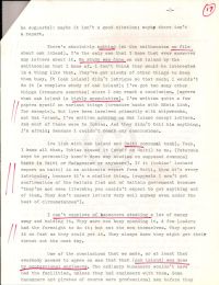 Notes on telephone conversation with Mendel L. Peterson, Oct 20 1976 p2