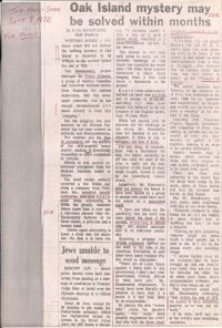 Mail-Star: Oak Island mystery may be solved within months