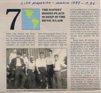 Life Magazine: The Safest Hiding Place is Deep in the Devil's Lair, part 1