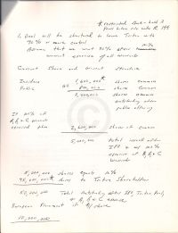 Handwritten notes from meeting with Hank Schlueter & Joel Pinsky p2