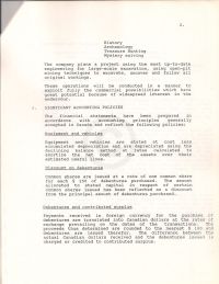 Notes to the financial statements Sept 30, 1989 p2