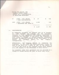 Notes to the financial statements Sept 30, 1989 p5