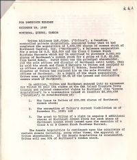 For Immediate Release Dec 26, 1989 p1 (attached to Jan 26 1990 letter)