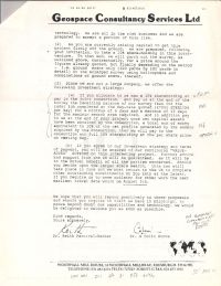Confidential letter discussing Oak Island Project p3 (attached to June 11 1990 memorandum)