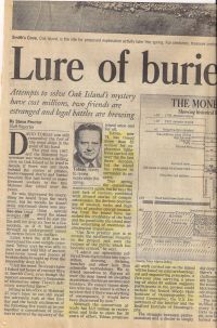 Chronicle-Herald: Lure of buried treasure, part 3 (attached to April 12 letter)