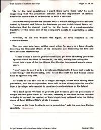 Chester Clipper: Streach to push for Oak Island purchase p3