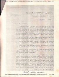 Copy of letter with Driscoll's reply to Goodwin (attached to Nov 21 2006 email)