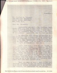 Copy of letter talking about trip to Oak Island (attached to Nov 21 2006 email)