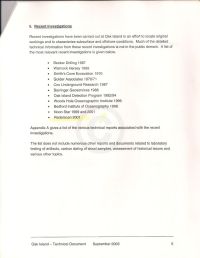 Summary of Proposed Oak Island Investigation Program p5